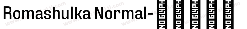 Romashulka Normal字体转换